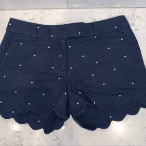 J.Crew Women’s Scalloped Star Shorts